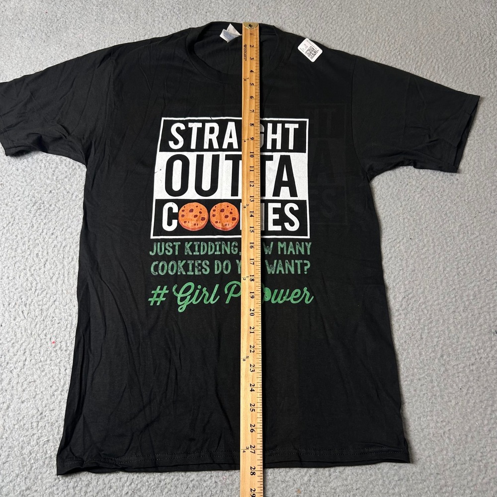 New Straight Outta Cookies Graphic‎ T-Shirt Mens S Black Girl Power Funny Tee - Picture 8 of 8